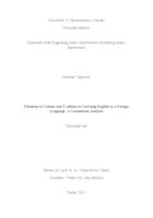 prikaz prve stranice dokumenta Elements of Culture and Tradition in Teaching English as a Foreign Language: A Coursebook Analysis