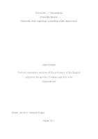 prikaz prve stranice dokumenta Vertical contrastive analysis of the polysemy of the English adjective hot and the Croatian adjective vruć