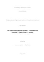 prikaz prve stranice dokumenta The Concept of the American Dream in S. Fitzgerald's Great Gatsby and A. Miller's Death of a Salesman