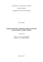 prikaz prve stranice dokumenta Utjecaj interneta i digitalnih medija na proces komunikacije i ljudske odnose