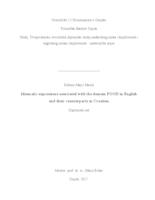 prikaz prve stranice dokumenta Idiomatic expressions associated with the domain FOOD in English and their counterparts in Croatian