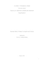 prikaz prve stranice dokumenta Semantic Roles of Subject in English and Croatian