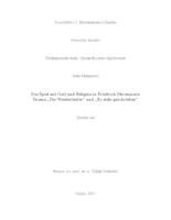 prikaz prve stranice dokumenta Das Spiel mit Gott und Religion in Friedrich Dürenmatts Drama „Die Wiedertäufer“ und „Es steht geschrieben“