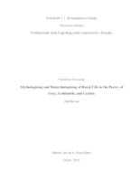 prikaz prve stranice dokumenta Mythologizing and Demythologizing of Rural life in the Poetry of Gray, Goldsmith, and Crabbe