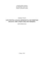 prikaz prve stranice dokumenta Lingvistička analiza reprezentacije psihičkih bolesti u hrvatskim tiskanim medijima