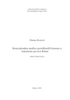 prikaz prve stranice dokumenta Konceptualna analiza poredbenih frazema u mjesnome govoru Klane