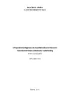 prikaz prve stranice dokumenta A Populationist Approach to Qualitative Social Research: Towards the Theory of Semiotic Stakeholding