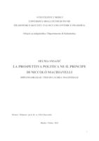 prikaz prve stranice dokumenta La prospettitiva politica ne Il Principe di Niccoló Machiavelli