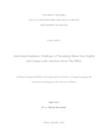 prikaz prve stranice dokumenta Audiovisual Translation: Challenges of Traslating Humor from English into Croatian in the American Sitcom "The Office"