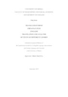 prikaz prve stranice dokumenta Prijevod sa hrvatskog na engleski jezik - Prevođenje i analiza tekstova različitih žanrova