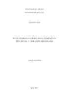 prikaz prve stranice dokumenta Zeleni krovovi kao nova dimenzija življenja u urbanim sredinama