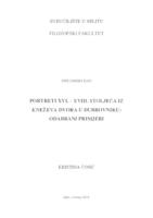 prikaz prve stranice dokumenta PORTRETI XVI.-XVIII. STOLJEĆA IZ KNEŽEVA DVORA U DUBROVNIKU: ODABRANI PRIMJERI