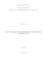 prikaz prve stranice dokumenta Životno praktične aktivnosti u Montessori dječjoj kući