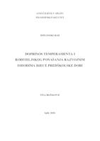 prikaz prve stranice dokumenta Doprinos temperamenta i roditeljskog ponašanja razvojnim ishodima djece predškolske dobi