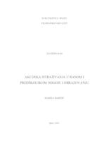 prikaz prve stranice dokumenta AKCIJSKA ISTRAŽIVANJA U RANOM I PREDŠKOLSKOM  ODGOJU I OBRAZOVANJU