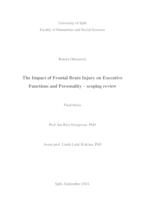 prikaz prve stranice dokumenta IMPACT OF FRONTAL BRAIN INJURY ON EXECUTIVE FUNCTIONS AND PERSONALITY