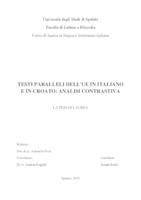 prikaz prve stranice dokumenta Testi paralleli dell' UE in croato e i italiano analici contrastiva