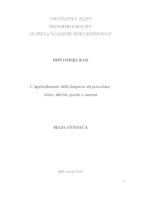 prikaz prve stranice dokumenta L' appreddimento della lingua in eta prescolare: storie, attivita, giochi e canzoni