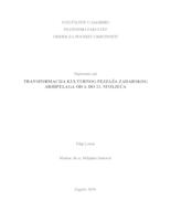 prikaz prve stranice dokumenta Transformacija kulturnog pejzaža zadarskog arhipelaga od 4. do 11. stoljeća