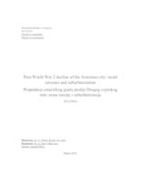 prikaz prve stranice dokumenta Post-WW II Decline of the American City: Racial Tensions and Suburbanization