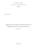 prikaz prve stranice dokumenta Operativno planiranje i budžetiranje na primjeru poduzeća iz sektora IKT-a