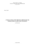 prikaz prve stranice dokumenta Utjecaj različitih metoda obračuna na financijske izvještaje poduzeća