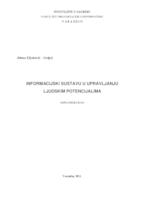 prikaz prve stranice dokumenta Informacijski sustavi za upravljanje ljudskim potencijalima