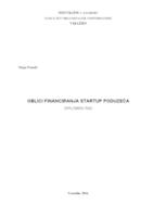 prikaz prve stranice dokumenta Oblici financiranja startup poduzeća