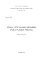 prikaz prve stranice dokumenta Izravni notifikacijski mehanizmi (push) i njihova primjena