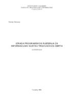prikaz prve stranice dokumenta Izrada programskog rješenja za informacijski sustav trgovačkog obrta