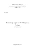 prikaz prve stranice dokumenta Modeliranje logike strateških igara u Prologu