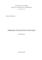 prikaz prve stranice dokumenta Primjeri stohastičkih procesa