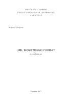 prikaz prve stranice dokumenta XML Biometrijski format