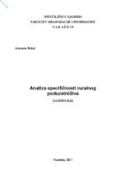 prikaz prve stranice dokumenta Analiza specifičnosti ruralnog poduzetništva