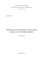 prikaz prve stranice dokumenta Energetska efikasnost vizualnog sučelja društvenih mreža