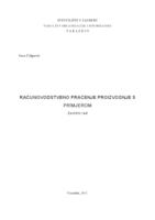 prikaz prve stranice dokumenta Računovodstveno praćenje proizvodnje s primjerom