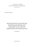 prikaz prve stranice dokumenta Računovodstvo dugotrajne materijalne imovine kod poduzeća koja koriste obračunsko računovodstvo