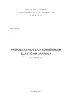 prikaz prve stranice dokumenta Prepoznavanje lica korištenjem elastičnih grafova