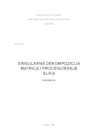 prikaz prve stranice dokumenta Singularna dekompozicija matrica i procesuiranje slika