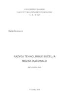 prikaz prve stranice dokumenta Razvoj tehnologija sučelja mozak-računalo