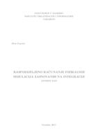 prikaz prve stranice dokumenta Raspodijeljeno računanje fizikalnih simulacija zasnovanih na integraciji