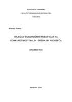 prikaz prve stranice dokumenta Utjecaj dugoročnih investicija na konkurentnost malih i srednjih poduzeća