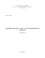 prikaz prve stranice dokumenta Višedretveni rad u .net i java programskom okružju