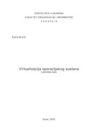 prikaz prve stranice dokumenta Virtualizacija operacijskog sustava