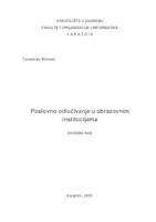 prikaz prve stranice dokumenta Poslovno odlučivanje u obrazovnim institucijama