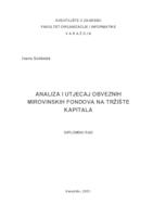 prikaz prve stranice dokumenta Analiza i utjecaj obveznih mirovinskih fondova na tržište kapitala