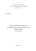 prikaz prve stranice dokumenta Izrada trodimenzionalne igre preživljavanja u programskom alatu Unreal Engine