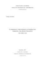 prikaz prve stranice dokumenta Planiranje i predviđanje potražnje na primjeru uslužnog poduzeća