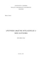 prikaz prve stranice dokumenta Upotreba umjetne inteligencije u NIDS sustavima