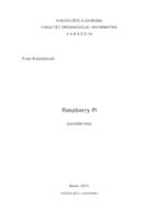 prikaz prve stranice dokumenta Raspberry Pi multimedijsko računalo